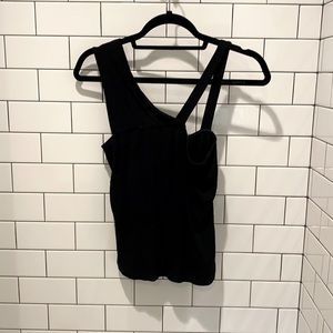 Unique asymmetrical black top